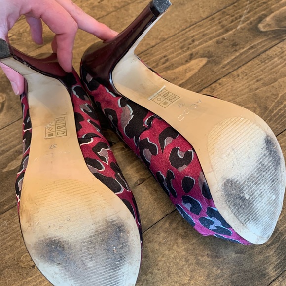 Aldo Leopard Print Peep Toe Pump - Picture 5 of 5